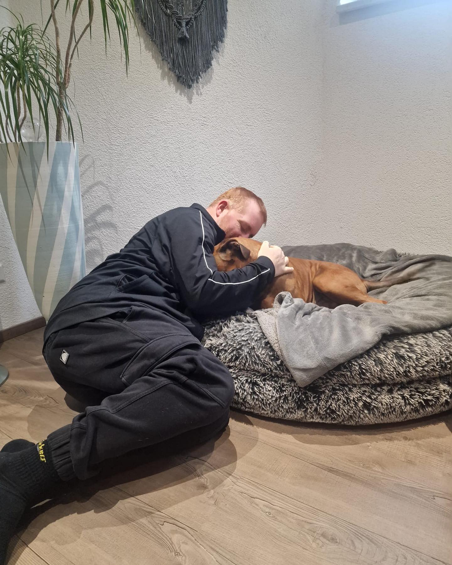 Ich kann es nicht beschreiben dieses Gefühl, wenn sein bester Freund einem zeigt, dass man gefehlt hat, einen zum Spielen auffordert und sich richtig freut. 

Bald bin ich wieder bei dir 🥹 dann gehen wir wieder in den Wald 🌳 weils uns da am besten gefällt ❤️💪🏻😘😘 du gibst mir immer wieder Kraft. 

Doch leider muss ich jetzt wieder zurück ins Krankenhaus. Noch 2 mal schlafen, dann bin ich wieder zurück. Ich hoffe es so sehr. Bei meinem besten Freund. Meiner Frau,die sowohl mein Ehepartner  als auch meine beste Freundin ist. Und ich weiß nicht wieso, aber wir denken und fühlen immer da gleiche. Meine Familie einfach. Hier passt jedes Puzzleteil ineinander. Bald verziehen sich die 🌧️ Wolken und wir machen weiter, wo wir letztes Mal aufgehört haben.
Camping und Abenteuer 🌳❤️😘 ich liebe DICH @tantejani und Jogi natürlich auch 🙏🌳

#krebsisteinarschloch #darmkrebs#krebskämpfer #krebskrank #cancer #cancerfighter #lifestyle#cancerblogger #lifeisgood #lifeisbeautiful #lifecoachin #palliativ #darmkrebs#lifeofadventure #love #selfie #healthylifestyle #healthy #gesundheit #gesundleben #krank #krankheit #lebensfreude #lebengenießen #lebensqualität #lebedeinleben #lebensmotto #fickdichkrebs #zitate 
#fckcancer